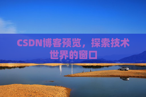 CSDN博客预览,探索技术世界的窗口